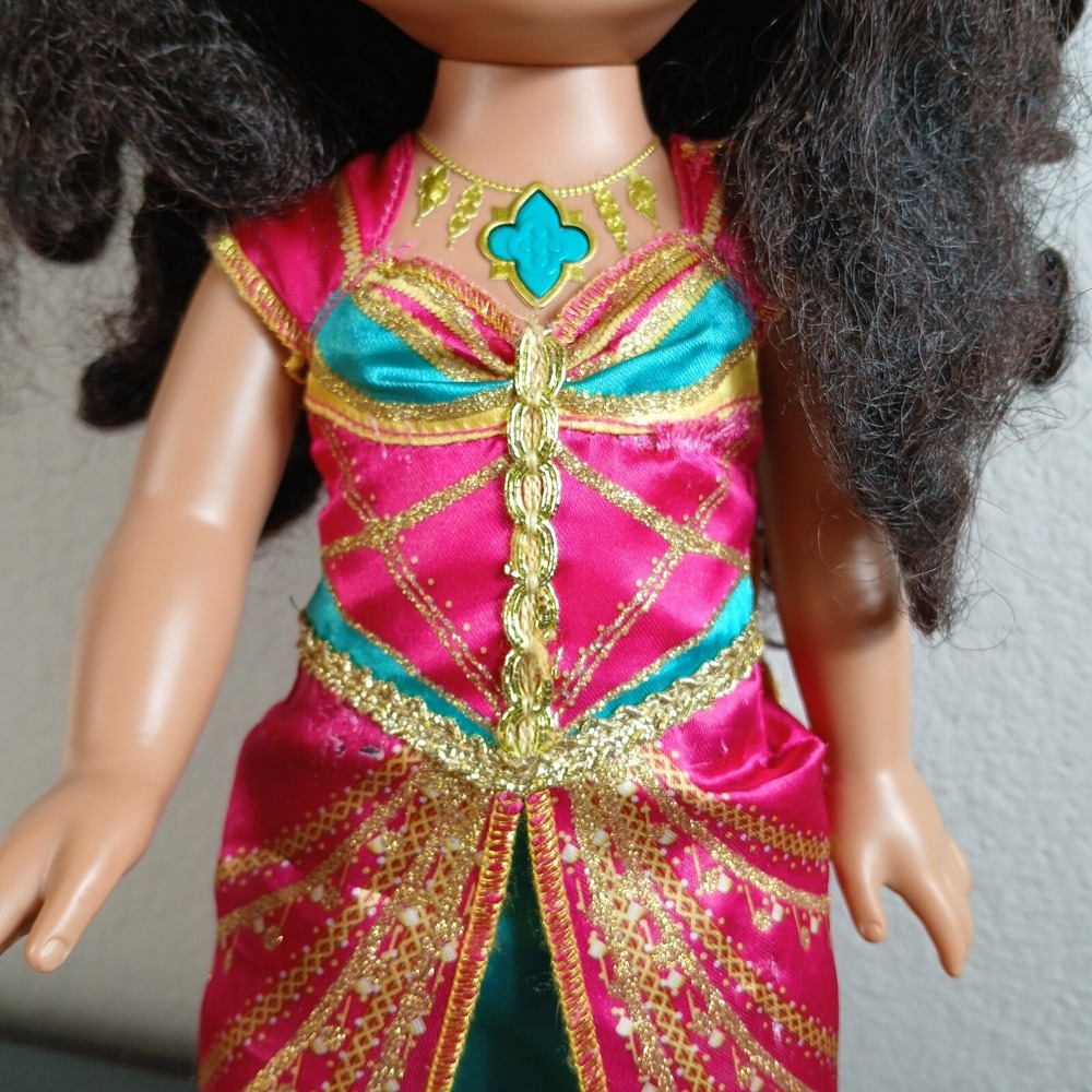 Jasmine Musical Doll DISNEY Aladdin Sings Speechless Princess Jakks 14"‎ -ZA - Picture 3 of 9